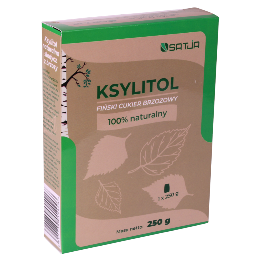 ksylitol fiński 250 g satja 100% naturalny cukier brzozowy słodzik